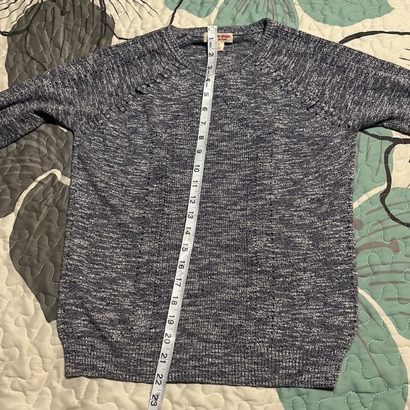 • Brooks Brothers Red Fleece Blue Sweater New Without Tags - Picture 11 of 13